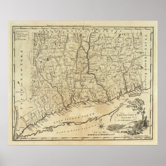 Connecticut Poster (Vorne)