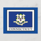 Connecticut Postkarte (Vorderseite)