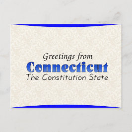 Connecticut Postkarte