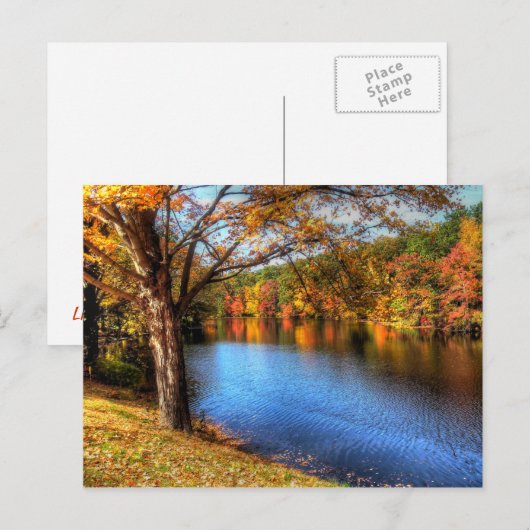 Connecticut Postkarte (Vorne/Hinten)