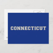 Connecticut Postkarte (Vorne/Hinten)