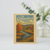 Connecticut postkarte (Stehend Vorderseite)