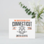 Connecticut Postkarte (Stehend Vorderseite)