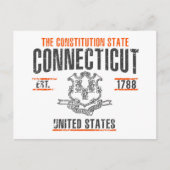 Connecticut Postkarte (Vorderseite)