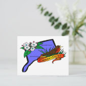 Connecticut Postkarte (Stehend Vorderseite)