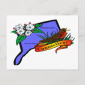 Connecticut Postkarte (Vorderseite)