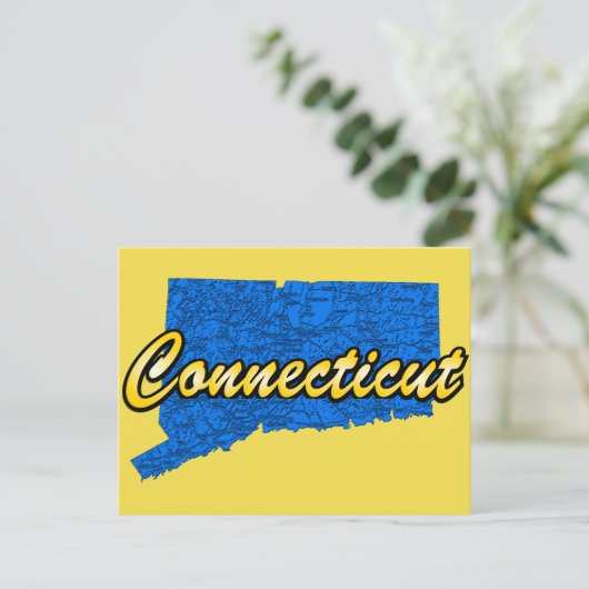 Connecticut Postkarte (Stehend Vorderseite)