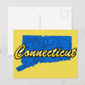 Connecticut Postkarte (Vorne/Hinten)