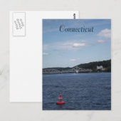 Connecticut Postkarte (Vorne/Hinten)