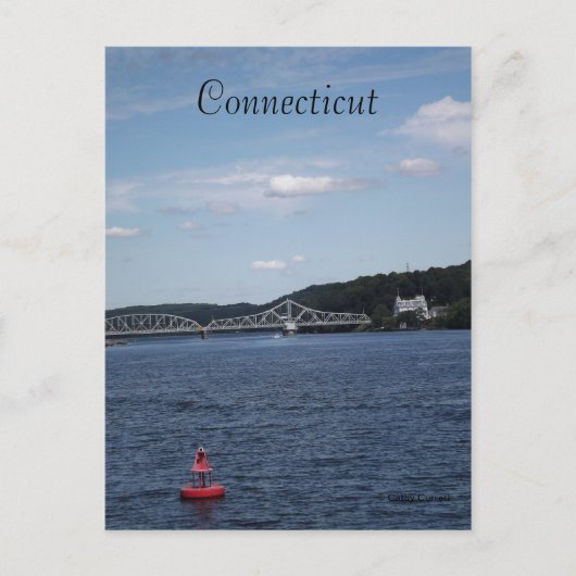 Connecticut Postkarte (Vorderseite)