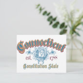 Connecticut Postkarte (Stehend Vorderseite)