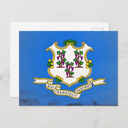 Connecticut Postkarte (Vorne/Hinten)