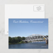 Connecticut Postkarte (Vorne/Hinten)