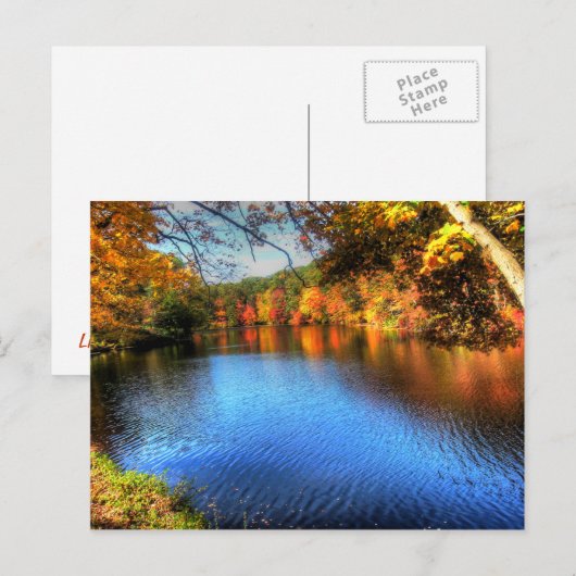 Connecticut Postkarte (Vorne/Hinten)