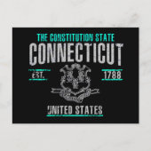 Connecticut Postkarte (Vorderseite)