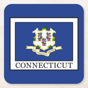 Connecticut Rechteckiger Pappuntersetzer