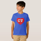 Connecticut Red Heart - I Liebe CT T-Shirt (Vorne ganz)