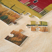 Connecticut Reise Kunst Vintage Puzzle (Seite)