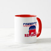 Connecticut-Republikaner Tasse (VorderseiteRechts)