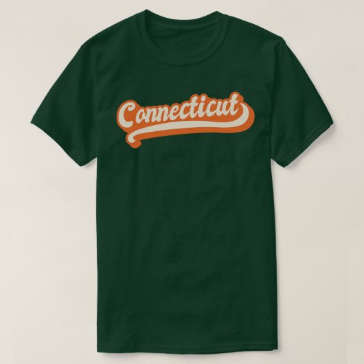 Connecticut Retro 1 T-Shirt (Design vorne)