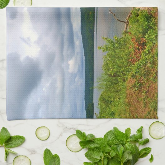 Connecticut River Küchentuch (Gefaltet)