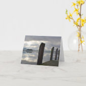 Connecticut River Morning Notecard Karte (Gelbe Blume)