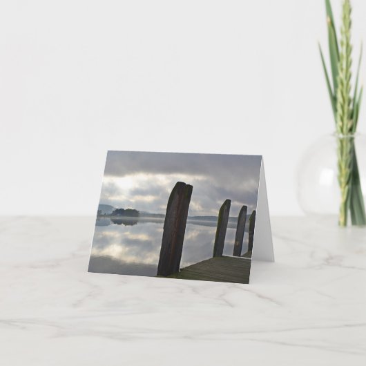 Connecticut River Morning Notecard Karte (Vorderseite)