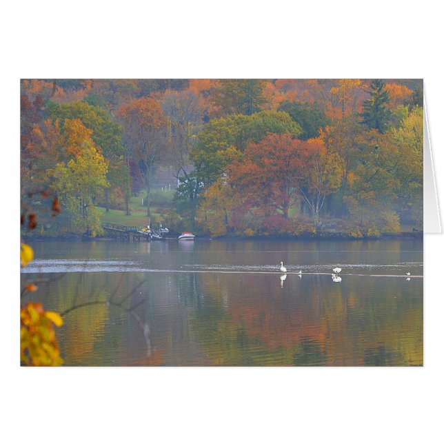 Connecticut River Notecard (Vorderseite (Horizontal))