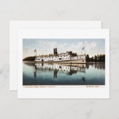 Connecticut River Steamer "Hartford" Postkarte (Vorne/Hinten)