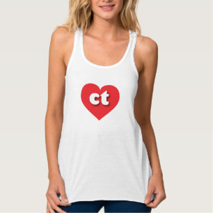 Connecticut - Rotes Herz - I Liebe Tank Top