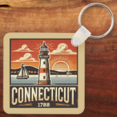 Connecticut Schlüsselanhänger (Rückseite)