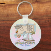 Connecticut Schlüsselanhänger (Vorderseite)