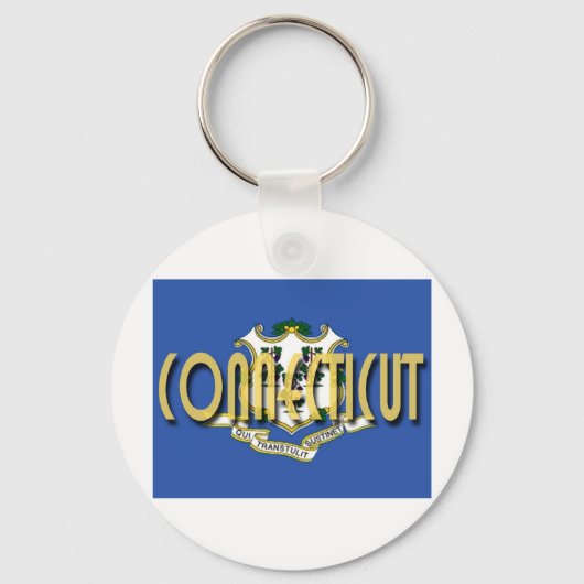 Connecticut Schlüsselanhänger (Vorderseite)
