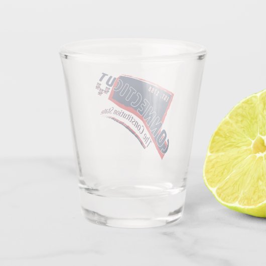 Connecticut-Schnapsglas Schnapsglas (Rückseite)
