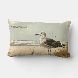 Connecticut Seagull Throw Kissen
