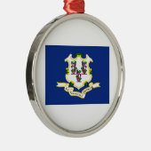 Connecticut Silbernes Ornament (Rechts)