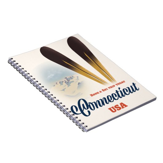 Connecticut Ski Notizblock (Rechte Seite)