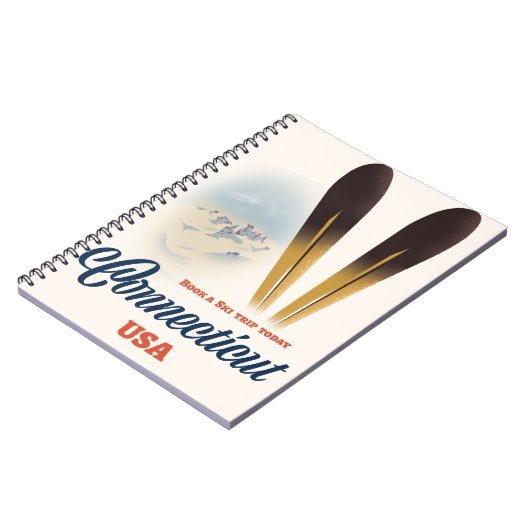 Connecticut Ski Notizblock (Linke Seite)