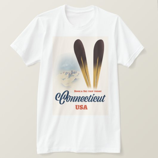 Connecticut Ski T-Shirt (Design vorne)