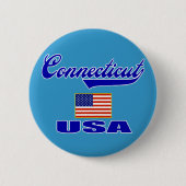 Connecticut-Skript Button (Vorderseite)