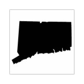Connecticut Solid-Kautschuk-Briefmarke Gummistempel (Prägung)
