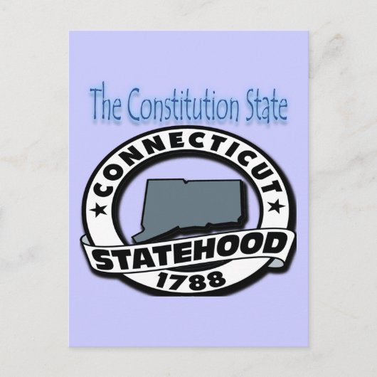Connecticut Staat 1788 Postkarte (Vorderseite)