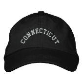 Connecticut-Staat bestickt Bestickte Kappe (Vorderseite)