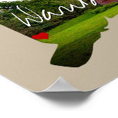 Connecticut Staat Foto und Ortsname Poster (Ecke)