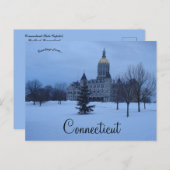 Connecticut Staat Hauptstadt Hartford Connecticut Postkarte (Vorne/Hinten)