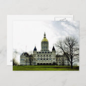 Connecticut Staat Hauptstadt - Postkarte (Vorne/Hinten)