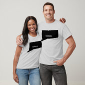 Connecticut Staat Map T-Shirt (Unisex)