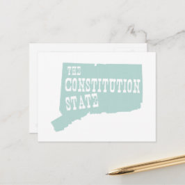 Connecticut Staat Nickname Postkarte