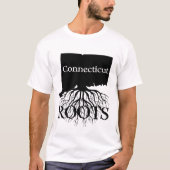 Connecticut Staat Roots Shirt für Frauen oder Männ (Vorderseite)
