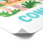 Connecticut Staat USA Travel Poster (Ecke)